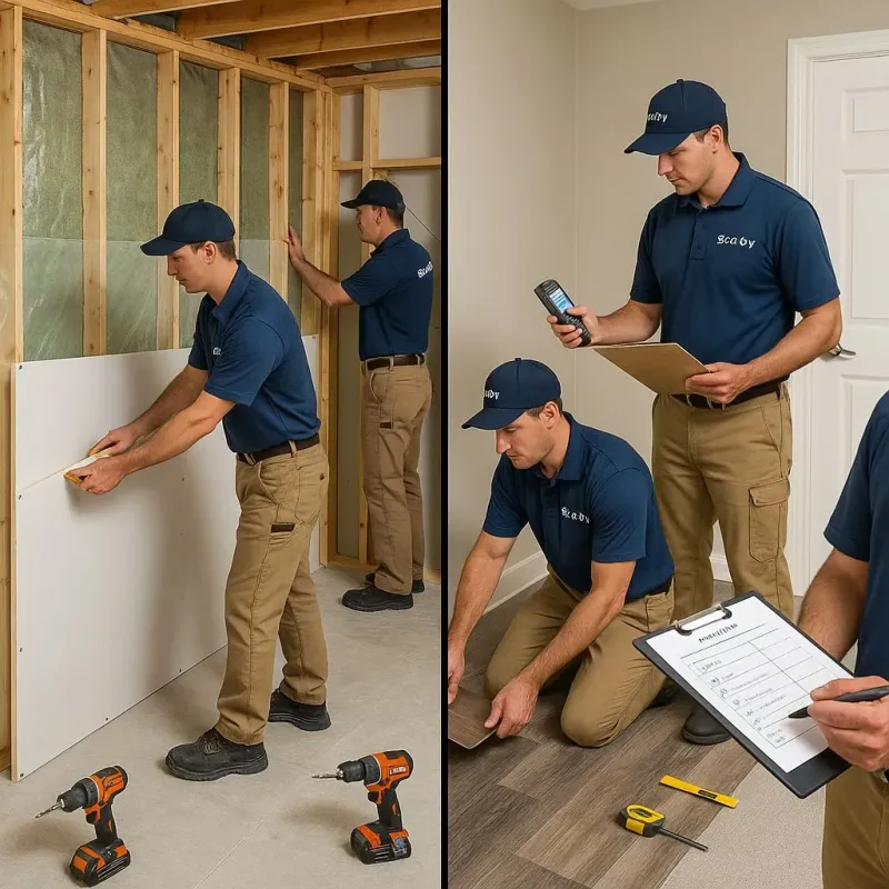 Repairs and Reconstruction process in Oakfield, WI